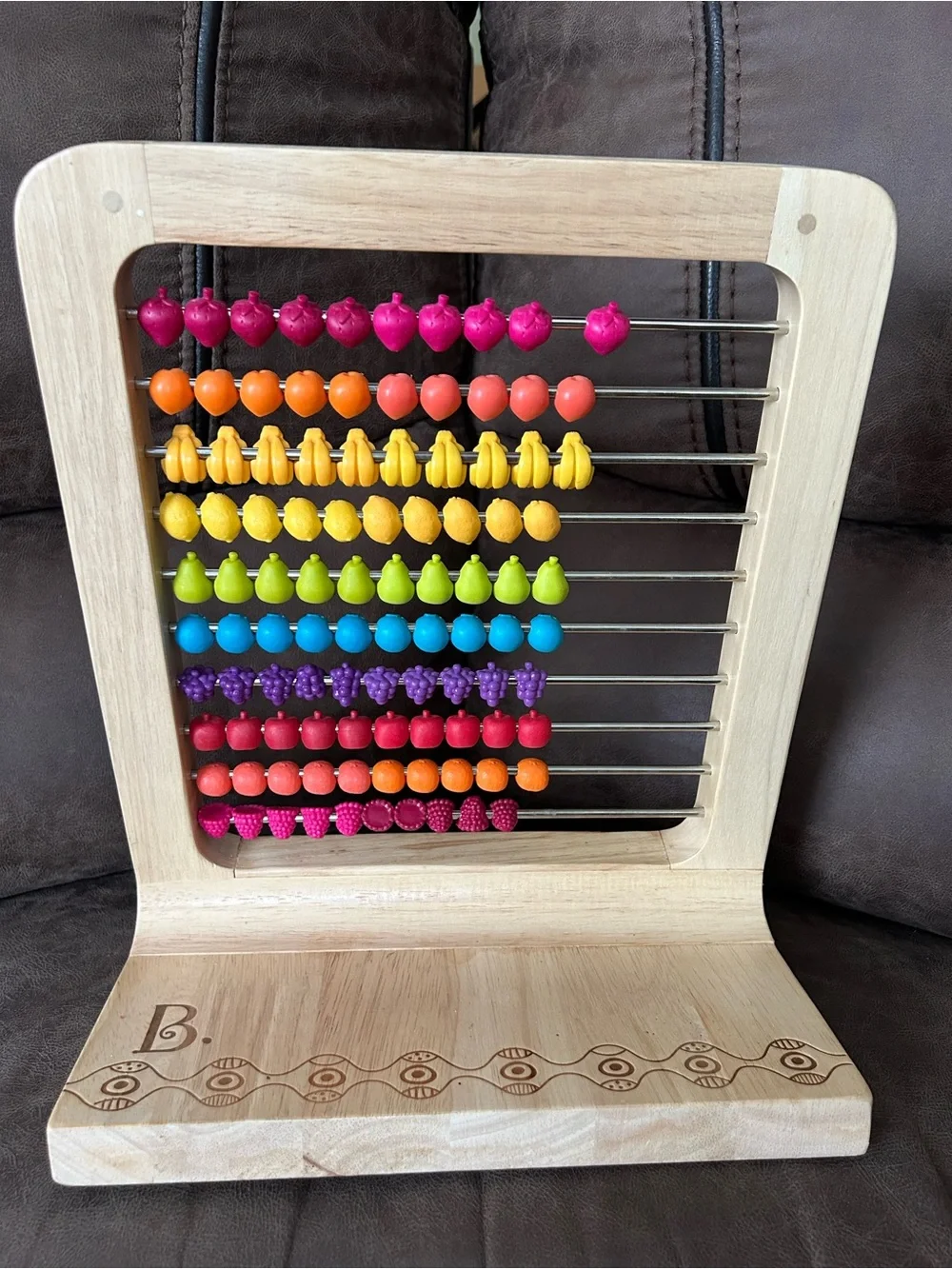 B. Toys Two-ty Fruity Wooden Abacus